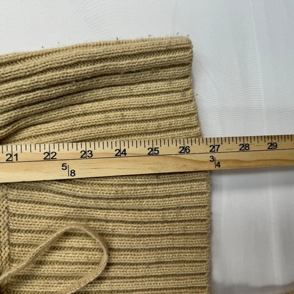 United States Sweaters 1/2 Sleeve Cowl Neck Top Womens Size XL Tan - Picture 6 of 6